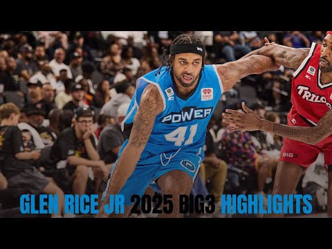 Glen Rice Jr. 2025 BIG3 Season Highlights