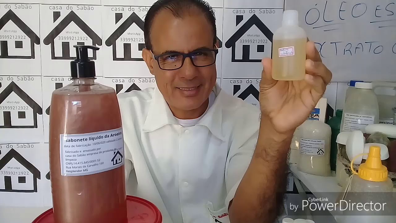 Sabonete líquido da Aroeira