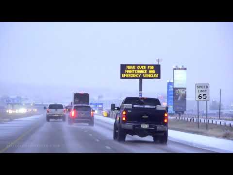 10-22-2020 Box Elder, SD - Slide-Offs Snowy Morning Commute