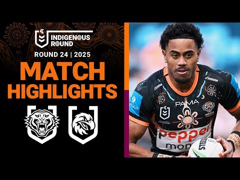 NRL Highlights | 2025 NRL Match Highlights | Wests Tigers v Sea Eagles | Round 24