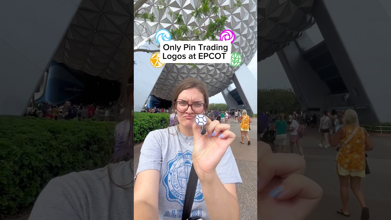 Disney Pin Trading EPCOT Logos 🌎 #disneyworld #waltdisneyworld #disneypins #orlando #disneyparks
