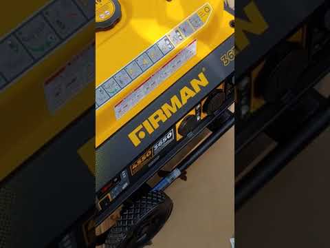 Firman Gas Generator... possibly quietest brand on the market #generator#noise