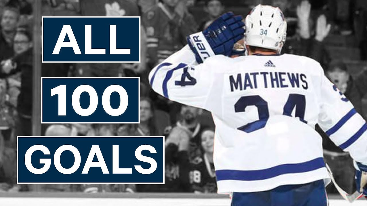Vidéo: Revivez les 100 buts d'Auston Matthews....