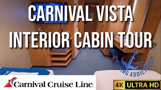 Cruise Ship Cabin Tours - Carnival Vista Interior Cabin Tour - Cabin 9214 on Deck 9 Forward