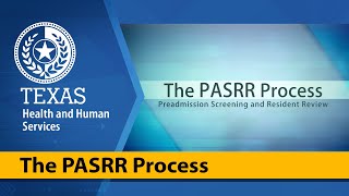 The PASRR Process