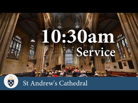 10:30am Service 17/10/2021- St Andrew's Cathedral Sydney