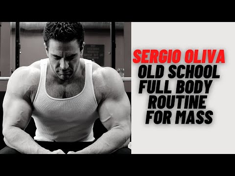 3 Day Old School Mass Gain Training - Sergio Oliva Workout!