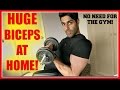 HOW TO GET BIG BICEPS AT HOME - NO GYM NEEDED!