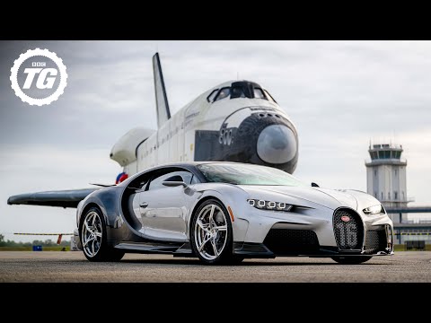 Bugatti Chiron Super Sport vs Space Shuttle – Which Is Faster Down A Runway? | Top Gear