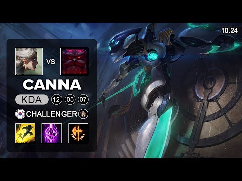 T1 Canna Camille Top vs Ornn - KR Challenger Patch 10.24