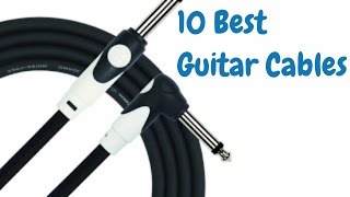 Video thumbnail for 10 Best Guitar Cables #GuitarCables by #Guitars Reviews
