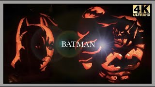 Batman (Pumpkin Carving Timelapse) [4K UHD]