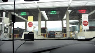 Canada USA Border Crossing After Black Friday Shopping Queenston Lewiston Bridge