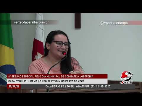 SESSAO ESPECIAL PELO DIA MUNICIPAL DE COMBATE À LGBTFOBIA  CAMARA DE CAJAZEIRAS 1