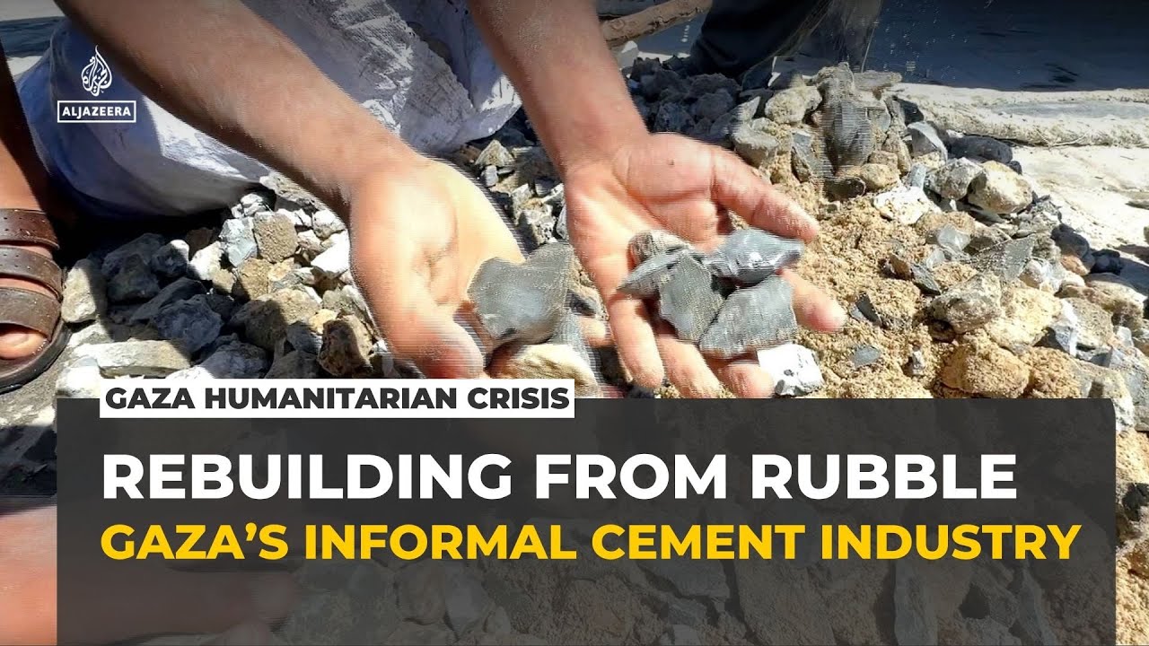 Informal cement industry emerges in Gaza amid Israeli blockade