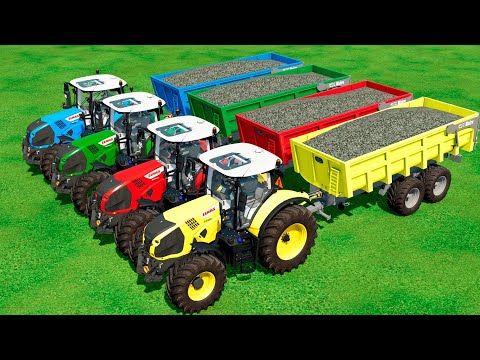 TRANSPORT, HARVEST & LOAD POPPY WITH CLASS TRACTORS Farming Simulator 22