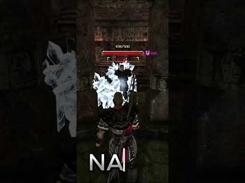 Kruk vs bryła lodu w Gothic2 Noc Kruka  #gothic #gothic2