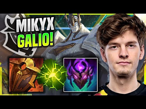 MIKYX TRIES SOME GALIO! - G2 Mikyx Plays Galios SUPPORT vs Senna! | Season 11