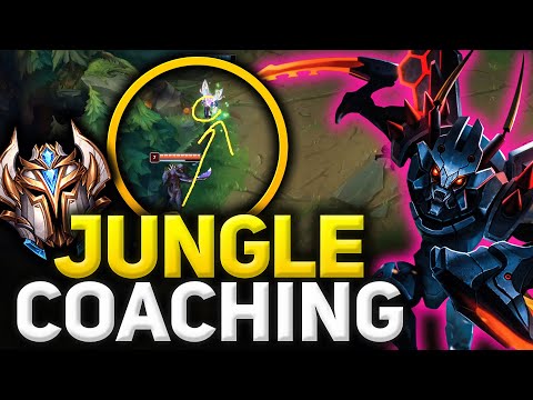 Challenger Coaching Gold 4 Jungler - [All step by step..] Kha Zix Jungle Guide s10