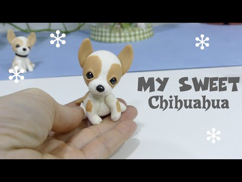 Chihuahua pup clay modeling tutorial | como modelar un perrito chihuahua