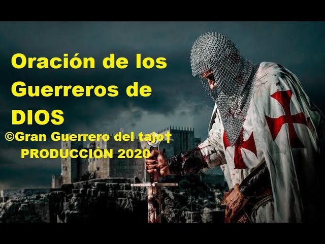 Vídeo relacionado con Caballero templario arrodillado con oración de Guerrero Cruzado Camiseta