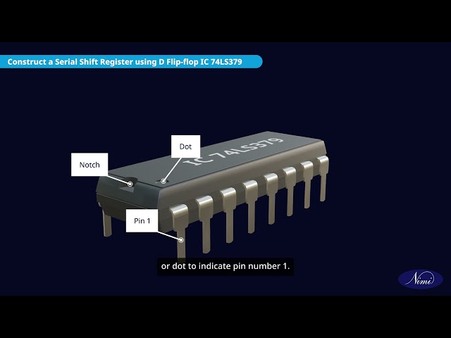 Construct a shift register using RS,D,JK flip flop and verify - Part -1