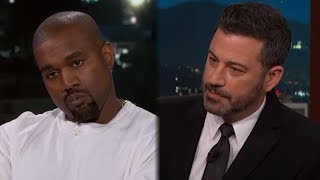 AWKWARD Jimmy Kimmel Interview w/ Kanye West