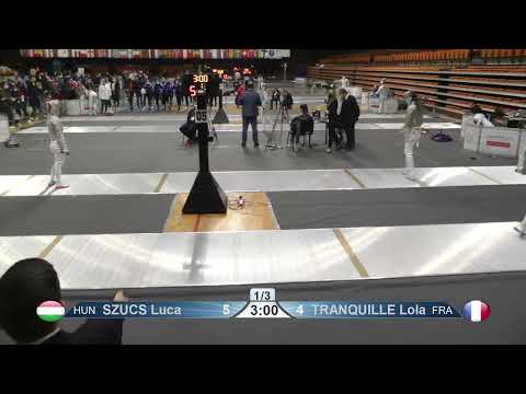 2022 353 T32 03 F S Individual NoviSad SRB ZCH 5 SZUCS HUN vs TRANQUILLE FRA