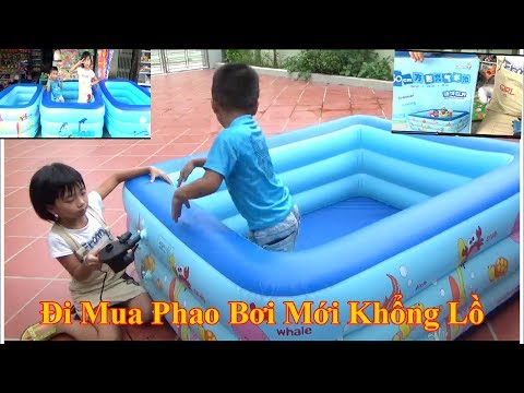 Bể Bơi Phao Khổng Lồ Tại Nhà Cho Bé | Baby channel