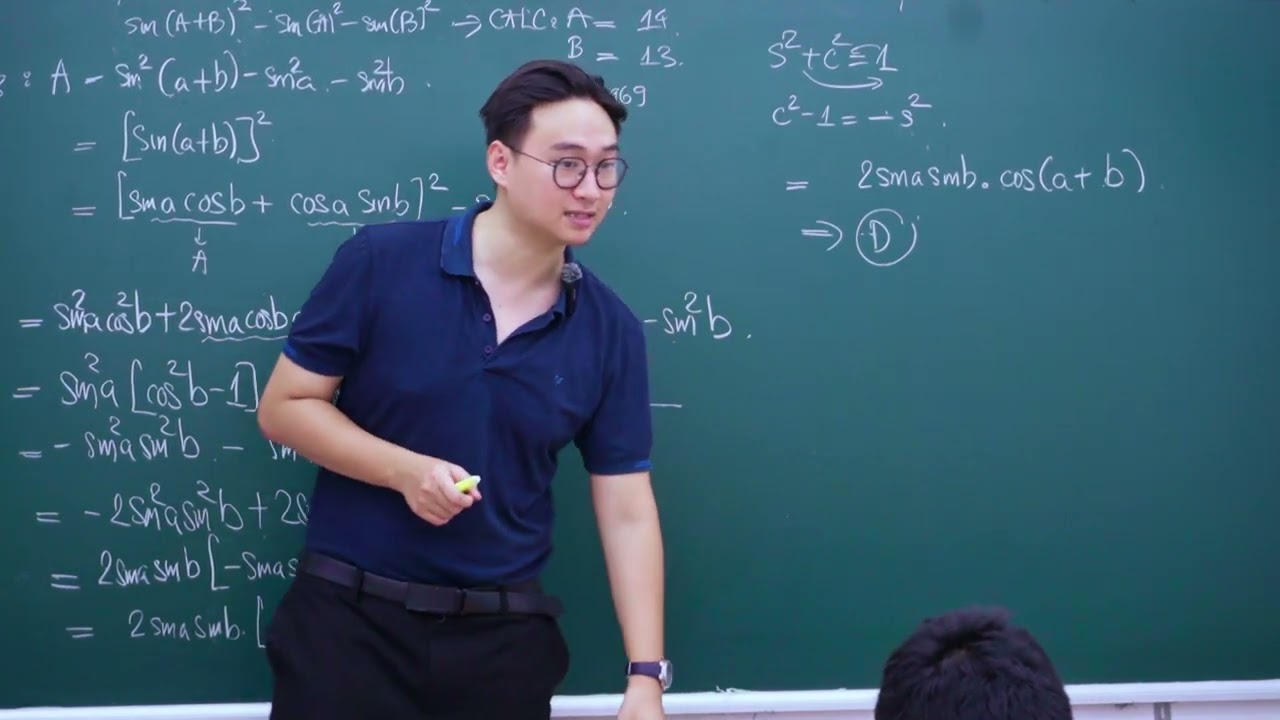 CÁC PHÉP BIẾN ĐỔI LƯỢNG GIÁC BUỔI 2 (CÔNG THỨC TỔNG THÀNH TÍCH, TÍCH THÀNH TỔNG)