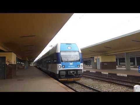 ČD 471.070 + 471.063 - Odjezd vlaku Os 8826 - Praha-Smíchov, 20.7.2013