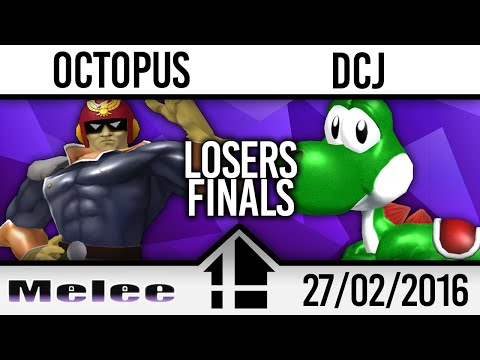 Melee @ Fragsoc Losers Finals - Octopus (Falcon) vs DCJ (Yoshi)