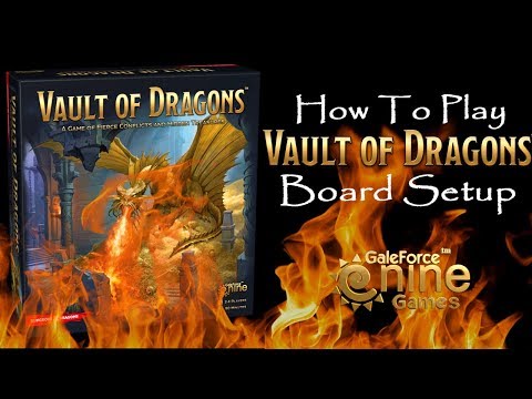 How To Play Vault of Dragons: Board Setup