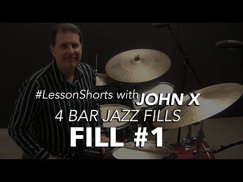 #LessonShorts with John X: 4 Bar Jazz Fills #1