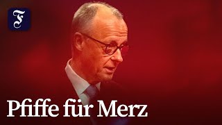 Merz wird beim DGB-Bundeskongress ausgebuht