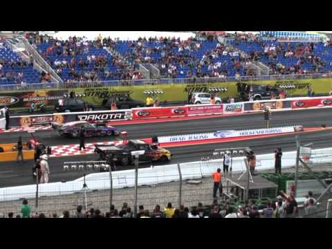 Drag Racing 2010 - Pro Mod - Eighth final Fagerström engine explosion - NitrOlympX Hockenheim