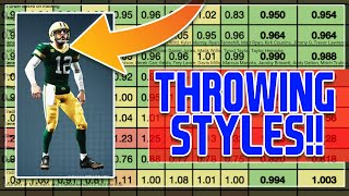 MADDEN 23 THROWING STYLES BROKEN DOWN AND EXPLAINED! WHICH QBS ARE THE BEST IN MADDEN AND WHY!