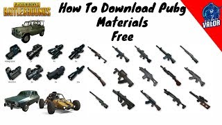 Pubg Materials For YouTube Thumbnail | How Download Pubg Guns etc…