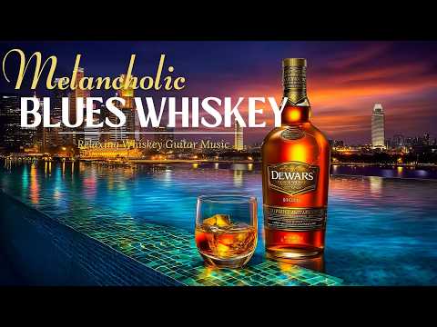 Slow Melancholic Blues Whiskey Vibes ~ City Sunset Chill Out Music 90 Min