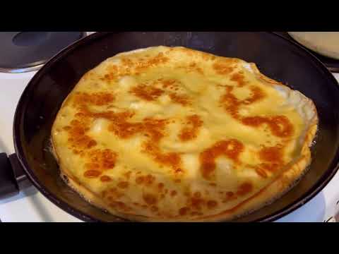Swedish breakfast Pancake. Pancake recipe