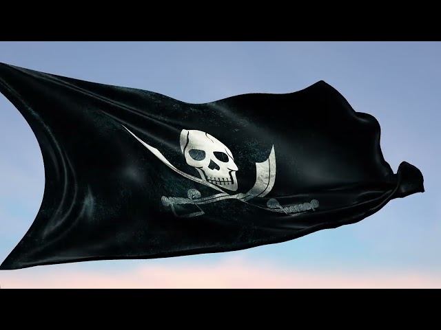 Vídeo relacionado con FUIPVGI 3 Piezas/13.5M Bandera Pirata Banderas Bandera Jolly Roger Cadena de Banderín Pirata Bandera Pirata Decoración de Fiesta de Pirata Decoración de Halloween de Cumpleaños Infantil (Negro)