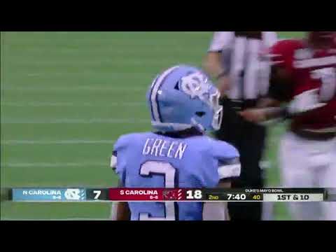 2021 Duke's Mayo Bowl - North Carolina Tar Heels vs South Carolina Gamecocks Highlights