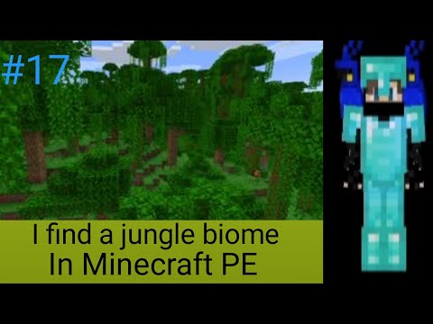 Exploring a Rare Jungle Biome in Minecraft PE! Minecraft Survival Episode 17