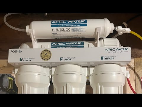 APEC ROES-50 filter replacement 1, 2, and 3