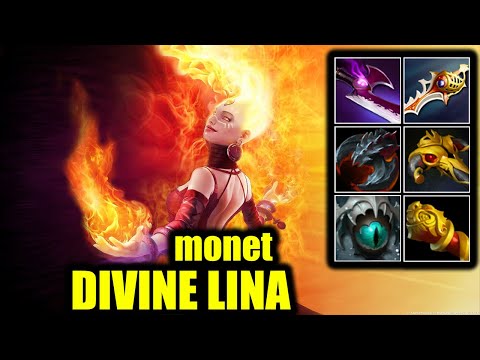 🔥 60k DMG - Divine Lina - Monet - 24 Kills - Dota 2 Pro Game Highlights