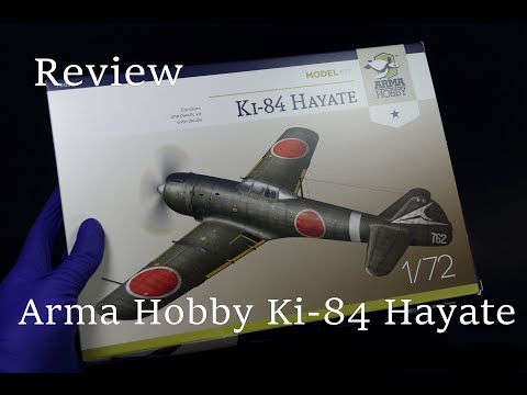 Ki-84 Hayate 1:72 Model Kit Arma Hobby - Review