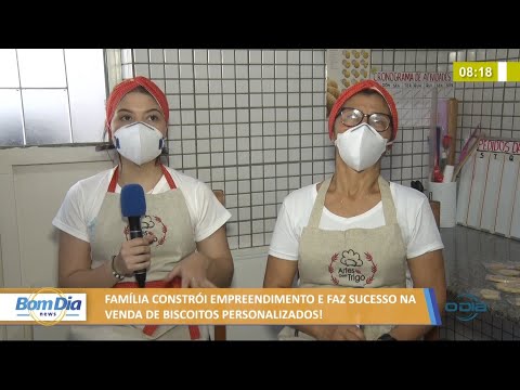 Família constrói empreendimento e faz sucesso na venda de biscoitos personalizados 23 07 2021