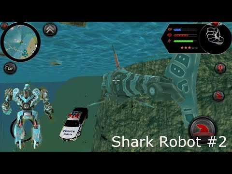 ► Robot Shark (Naxeex Corp) #2 New City Shark Robo Transform Android Gameplay