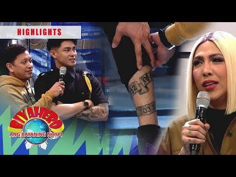 Ion shows his tattoo of Vice's birthday | It's Showtime BiyaHERO