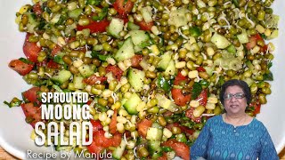 Sprouted Moong Salad Recipe by Manjula
